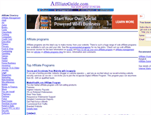 Tablet Screenshot of affiliateguide.com